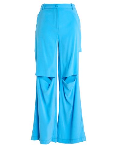 Jijil Woman Pants Azure Size 12 Viscose, Polyester In Blue