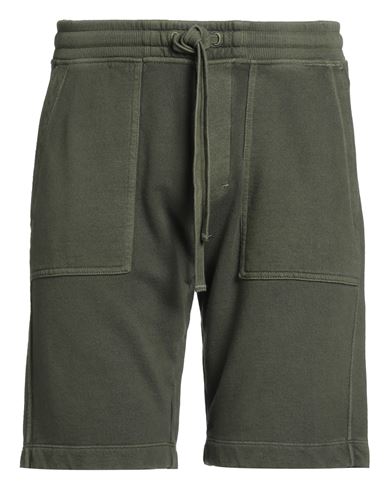 Woolrich Man Shorts & Bermuda Shorts Military Green Size Xs Cotton In Green
