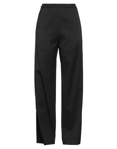 Mm6 Maison Margiela Woman Pants Black Size 8 Polyester, Virgin Wool, Elastane In Black