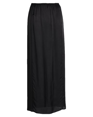 Mm6 Maison Margiela Woman Maxi Skirt Black Size 8 Viscose In Multi