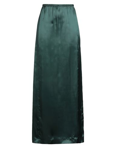 Mm6 Maison Margiela Woman Maxi Skirt Green Size 6 Viscose In Multi