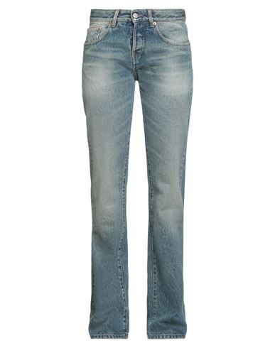 Mm6 Maison Margiela Woman Jeans Blue Size 28 Cotton In Blue