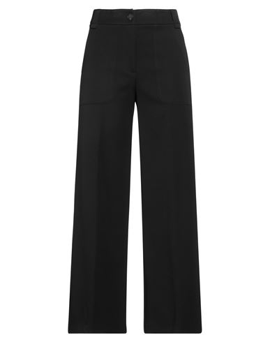 Kartika Woman Pants Black Size 6 Polyester, Viscose, Elastane In Black