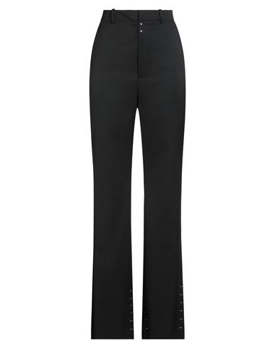 Mm6 Maison Margiela Woman Pants Black Size 6 Polyester, Virgin Wool, Elastane In Black