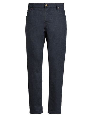 Pt Torino Man Pants Blue Size 36 Virgin Wool, Cashmere, Elastane In Blue