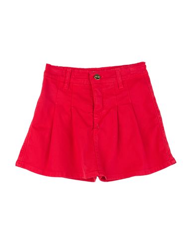 U+é Toddler Girl Shorts & Bermuda Shorts Red Size 6 Cotton, Elastane In Red
