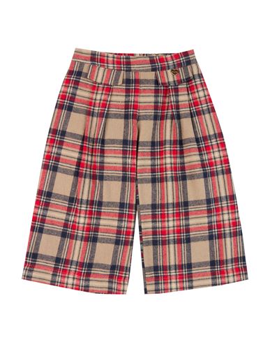 Le Bebé Toddler Girl Pants Camel Size 4 Cotton, Polyester In Multi