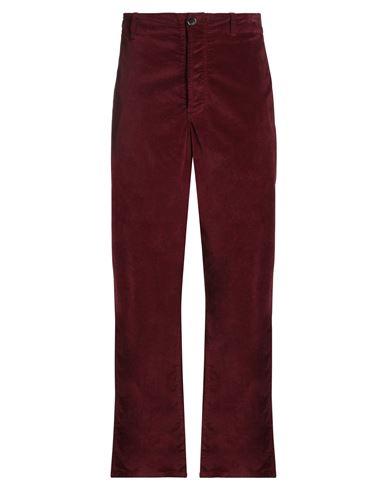 Uma Wang Man Pants Brick Size Xl Cotton, Modal, Elastane In Red