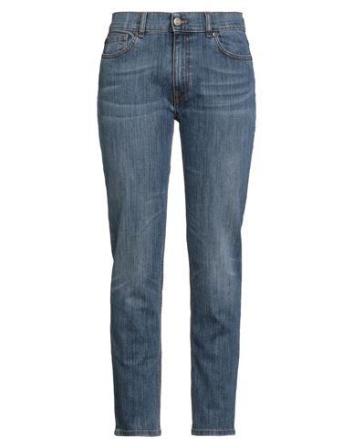 Twinset Woman Jeans Blue Size 30 Cotton, Polyester, Viscose, Elastane In Blue