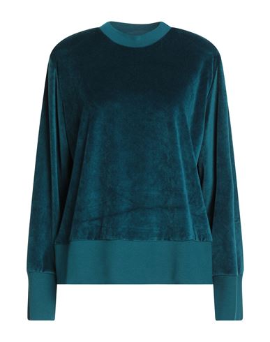 Fisico Cristina Ferrari Fisico Woman Sweatshirt Deep Teal Size M Viscose, Polyester In Green
