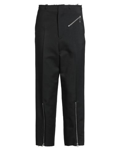 Mm6 Maison Margiela Black Straight-leg Trousers In Black