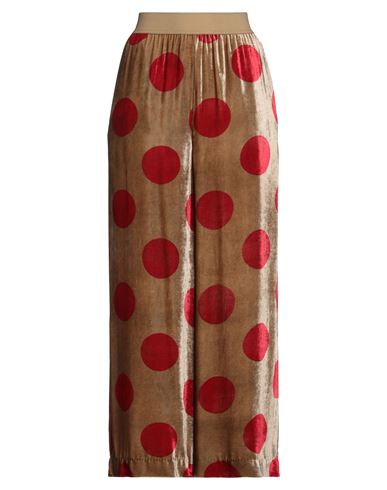Uma Wang Woman Pants Camel Size L Viscose, Silk In Multi