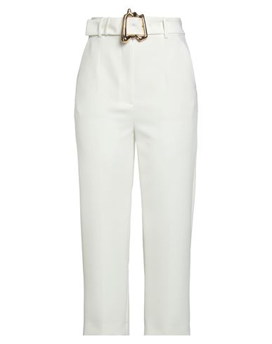 Moschino Couture Woman Pants Ivory Size 8 Polyester, Elastane In White