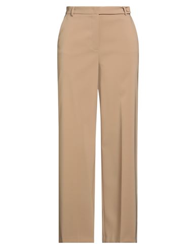 Cristinaeffe Woman Pants Sand Size 10 Polyester, Elastane In Neutral
