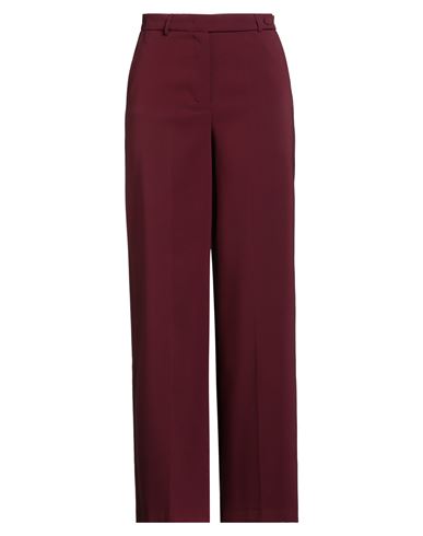 Cristinaeffe Woman Pants Burgundy Size 10 Polyester, Elastane In Burgundy