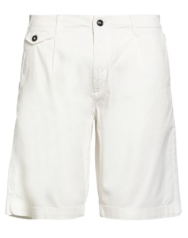 Liu •jo Man Man Shorts & Bermuda Shorts White Size 38 Cotton, Elastane In White