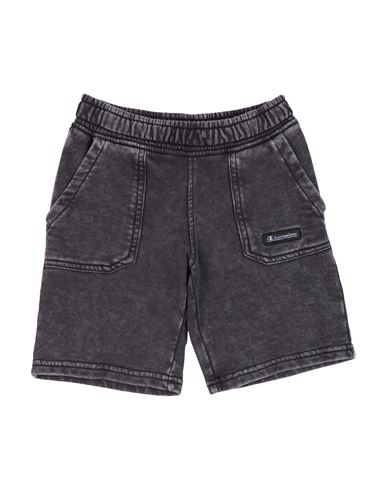 Champion Toddler Boy Shorts & Bermuda Shorts Gunmetal Size 5 Cotton, Polyester In Gray