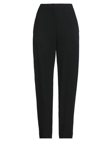 Emporio Armani Chevron-motif Pleated Straight Trousers In Blue