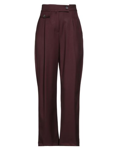 B.yu B. Yu Woman Pants Plum Size L Polyester, Viscose, Elastane In Brown