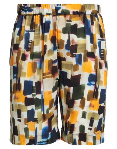Brian Dales Man Shorts & Bermuda Shorts Military Green Size 36 Viscose In Green