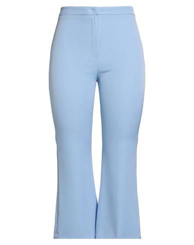 Brizzi Woman Pants Light Blue Size 4 Polyester, Elastane In Blue