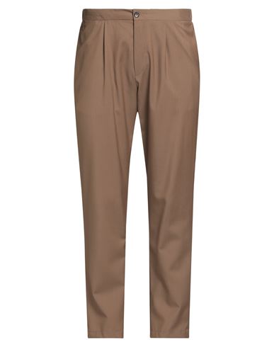 Devore Incipit Man Pants Brown Size 38 Virgin Wool In Brown