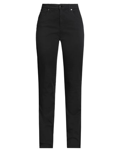 Angelo Marani Woman Jeans Midnight Blue Size 12 Cotton, Elastane