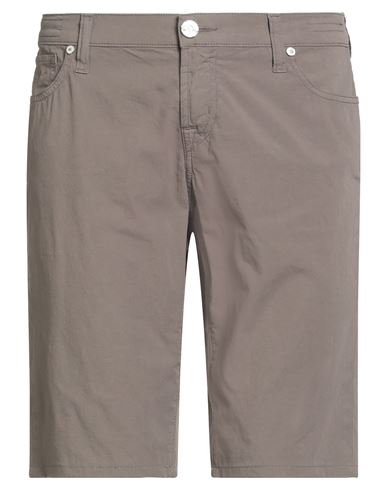 Jacob Cohёn Man Shorts & Bermuda Shorts Taupe Size 29 Cotton, Elastane In Gray