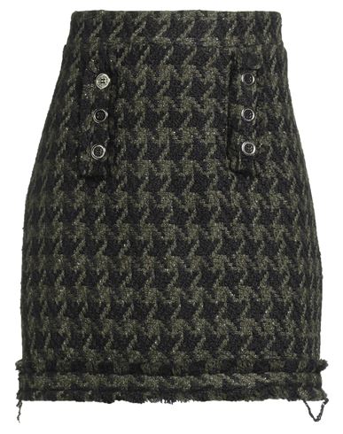 5 Progress Woman Mini Skirt Military Green Size M Polyester In Green