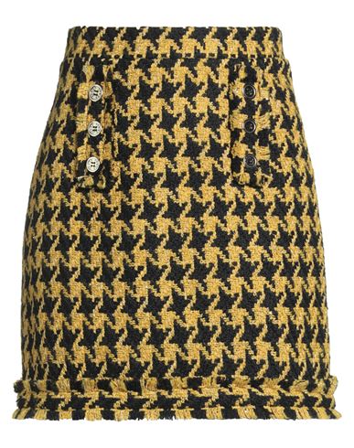 5 Progress Woman Mini Skirt Marigold Size Xs Polyester In Multi