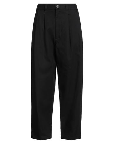 Emporio Armani Man Pants Black Size 40 Cotton In Black