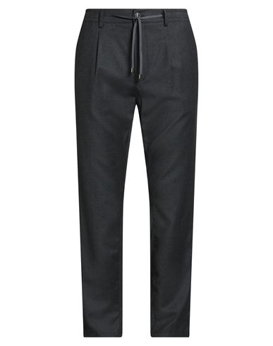 Cruna Marzotto For  Man Pants Charcoal Size 40 Virgin Wool, Elastane In Black