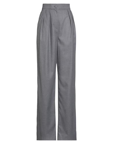 Sage And Ivy Woman Pants Grey Size 6 Polyester, Viscose, Elastane In Gray