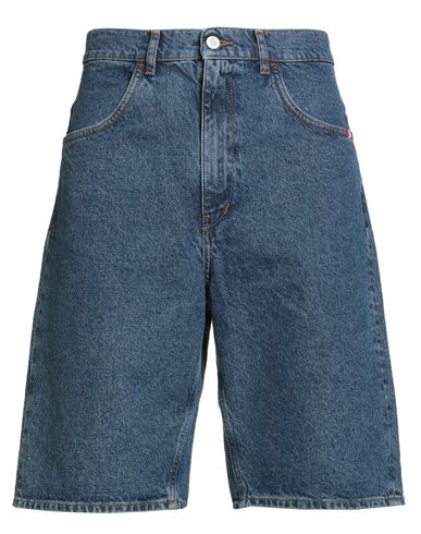 Amish Supplies Man Denim Shorts Blue Size 32 Cotton In Blue