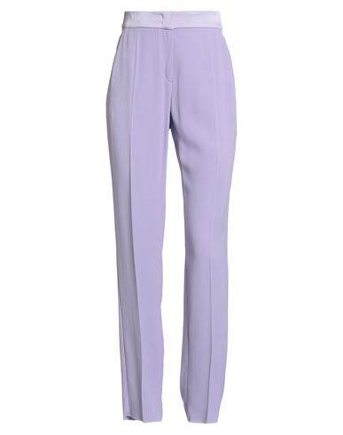 Emporio Armani Woman Pants Lilac Size 4 Acetate, Viscose, Polyester, Wool In Purple