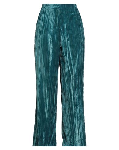 Nora Barth Woman Pants Turquoise Size 8 Polyester, Viscose In Blue