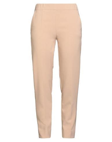 D Exterior D. Exterior Woman Pants Beige Size 4 Polyester, Elastane In Multi