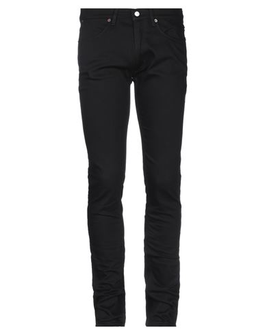 Acne Studios Man Jeans Black Size 34w-30l Cotton, Polyester, Elastane In Black