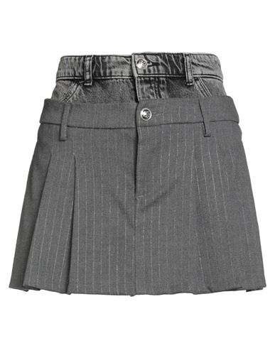 Liu •jo Better Denim Woman Shorts & Bermuda Shorts Grey Size 29 Polyester, Viscose, Elastane, Metall In Gray