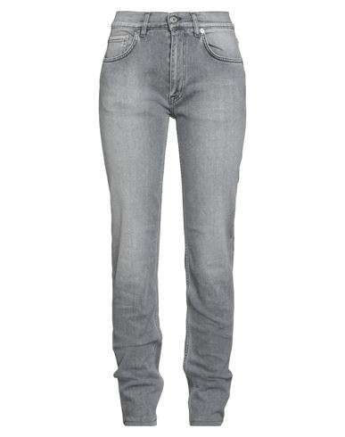 Acne Studios Woman Jeans Grey Size 30w-32l Cotton, Elastomultiester, Elastane In Gray