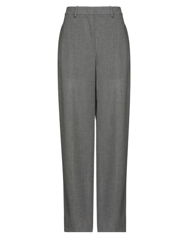 Jil Sander Woman Pants Grey Size 10 Wool In Gray