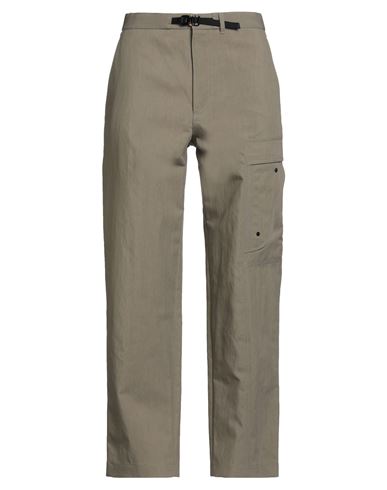 Dior Man Pants Military Green Size 34 Polyamide, Cotton, Polyurethane In Gray