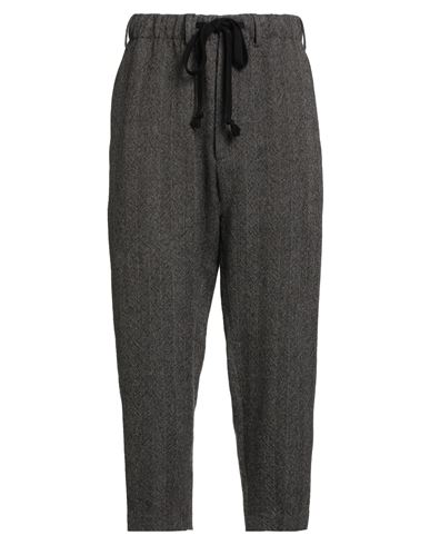 Uma Wang Man Pants Charcoal Size L Virgin Wool In Gray