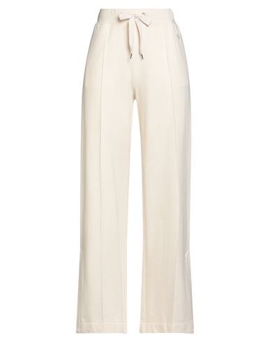 Parajumpers Woman Pants Ivory Size L Cotton, Viscose In White