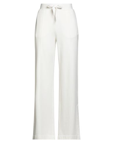 Parajumpers Woman Pants White Size L Cotton, Viscose In White