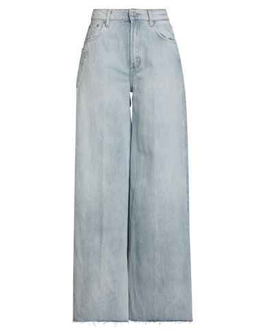Department Five Department 5 Woman Jeans Blue Size 30 Cotton In Blue