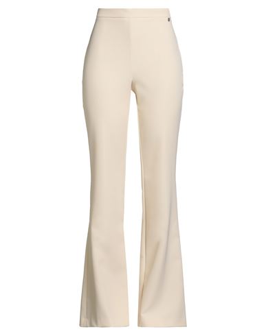 Liu •jo Woman Pants Cream Size 4 Polyester, Elastane In Neutral