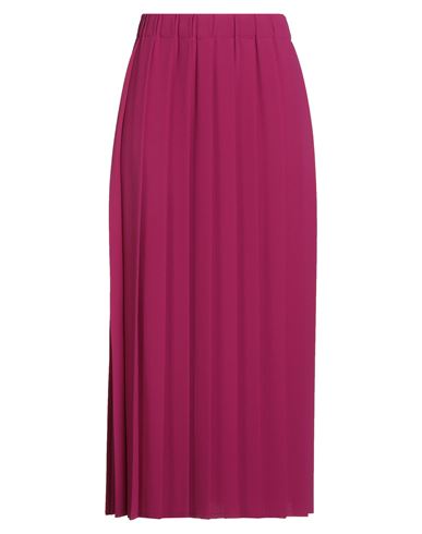 Jucca Woman Midi Skirt Fuchsia Size 6 Polyester In Pink