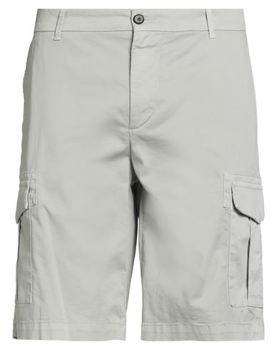 Eleventy Man Shorts & Bermuda Shorts Light Grey Size 34 Cotton, Elastane In Gray