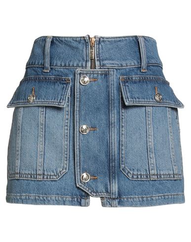 Liu •jo Woman Denim Skirt Blue Size 30 Cotton In Blue